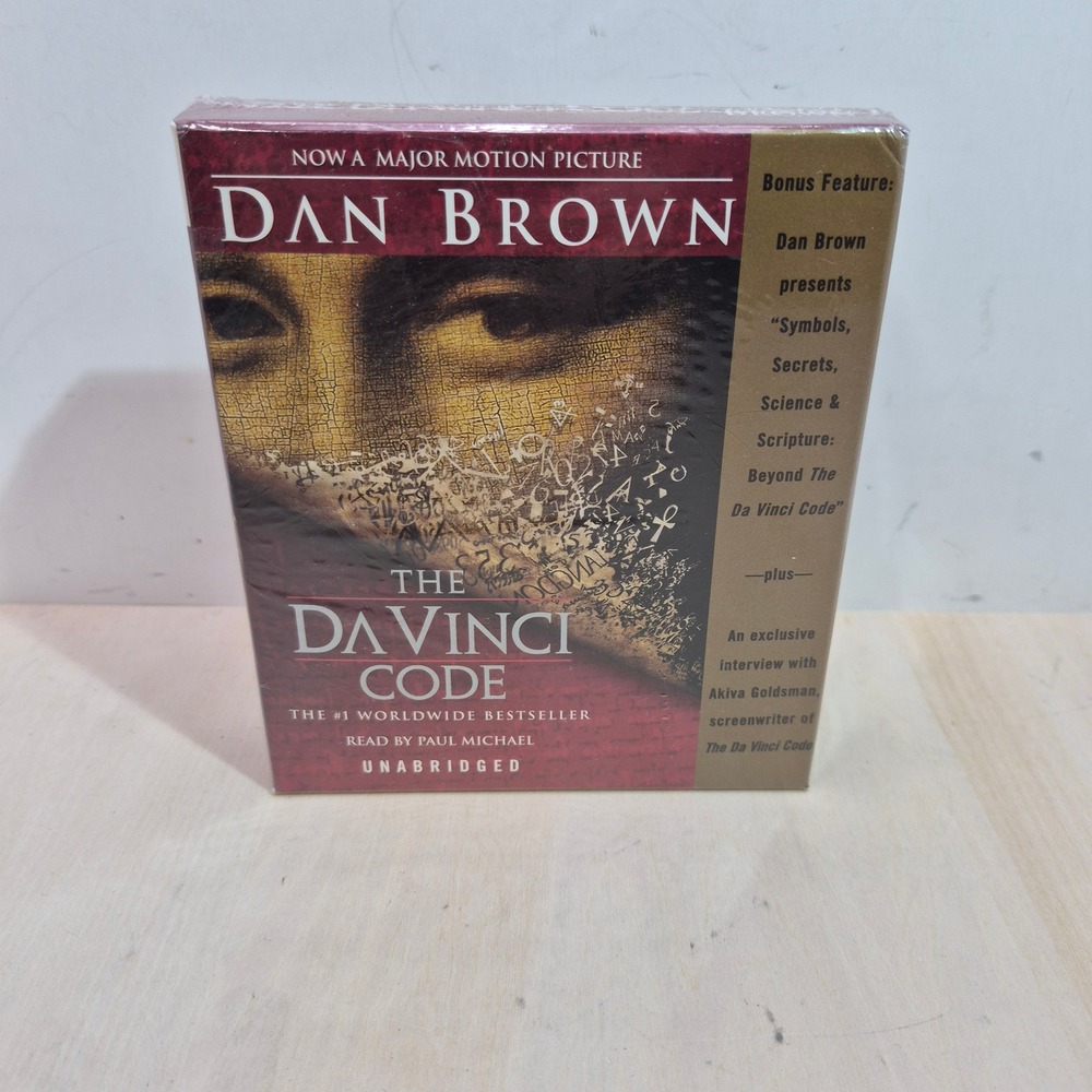 The Da Vinci Code Dan Brown Unabridged Audiobook 14 CD Set Paul Michael Sealed